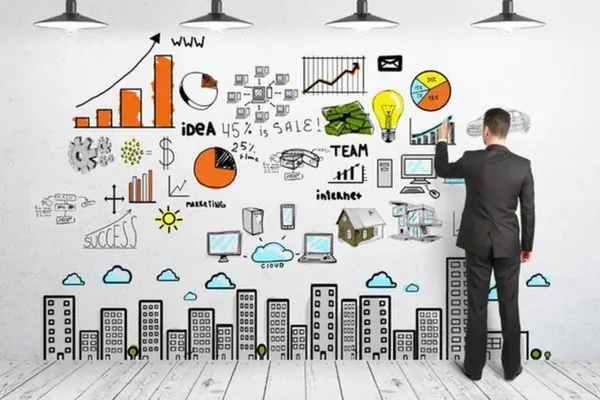 信息共享与数据传输的抽象图示